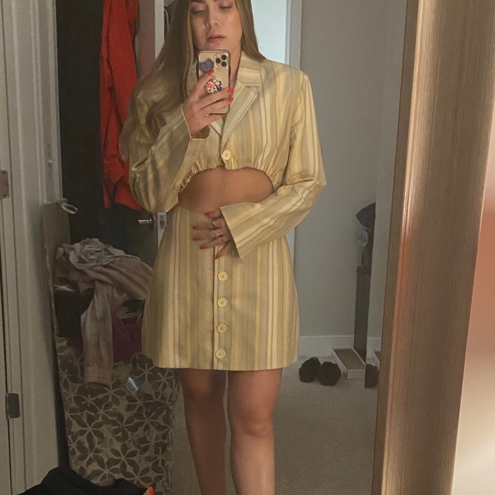 WE WORE WHAT Cutout Suite Dress Size M Sexy Fancy Dinner Date Night